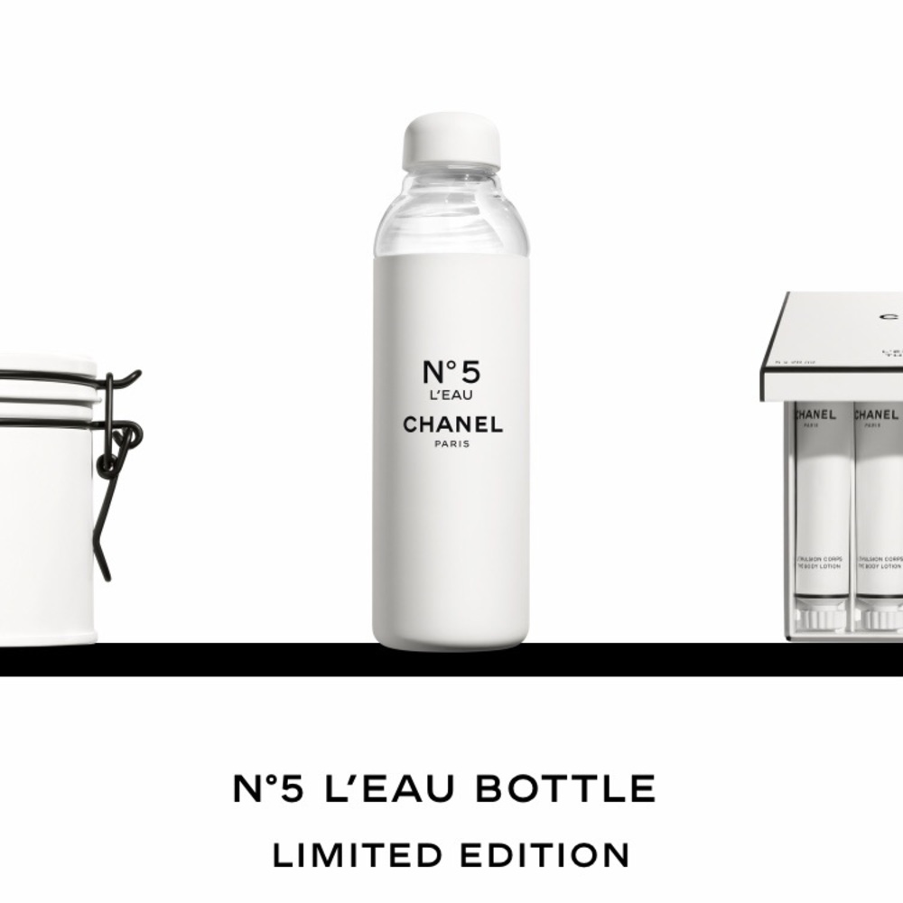 New Chanel Limited Edition Glass Water Bottle